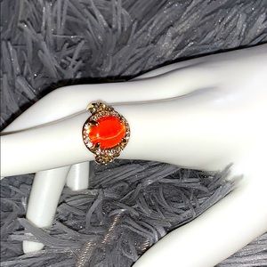 Color Vintage Cat’s Eye Stone Opal